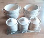 Country stoneware. Soepkommen en potjes., Ophalen of Verzenden