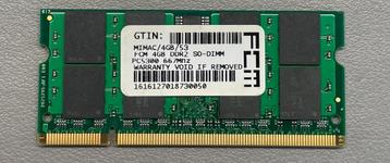 4 GB DDR2 PC5300 667 Mhz so-dimm (per stuk) beschikbaar voor biedingen