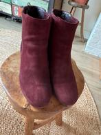 Clarks enkellaarsjes maat 40 bordeax rood, Ophalen of Verzenden, Zo goed als nieuw, Bruin