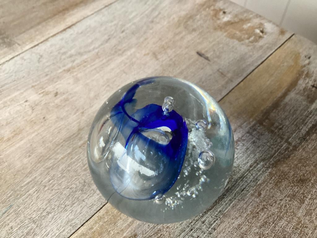 2 Mooie glazen paperweights, Ophalen of Verzenden