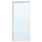 Grote Spiegel, wit, 75x165cm | Large Mirror, white, 75x165cm, Ophalen, Rechthoekig, 50 tot 75 cm, 150 tot 200 cm
