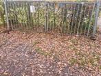 Dubbele draaipoort 4x1.5 vz, Tuin en Terras, Tuinhekken en Hekwerk, Ophalen, Met poort, Gebruikt, Spijlenhekwerk