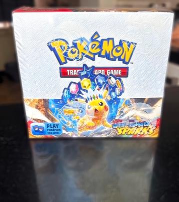 Surging sparks boosterbox Pokemon seald beschikbaar voor biedingen