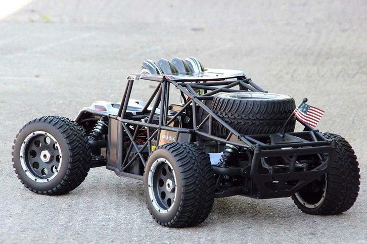 Grote RC Benzine Buggy Marauder. 77cm Lang! 4Pk. 90 km/h., Hobby en Vrije tijd, Modelbouw | Radiografisch | Auto's, Nieuw, Auto offroad