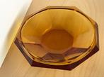 Grote amberkleurige schaal. Art Deco, Antiek en Kunst, Ophalen of Verzenden