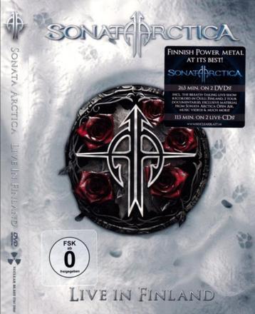 Sonata Arctica – Live In Finland 2DVD+2CD  Nieuw,  Geseald beschikbaar voor biedingen