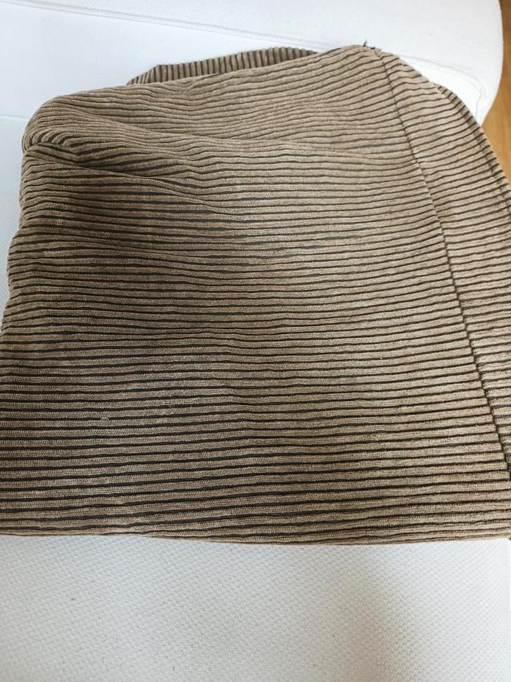 Bruine ribbankhoes voor driezitsbank kivik van ikea, Huis en Inrichting, Banken | Bankstellen, Gebruikt, 75 tot 100 cm, Stof, Ophalen of Verzenden