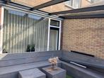 Mooie  steigerhouten hoekbank!!!, Tuin en Terras, Tuinsets en Loungesets, Ophalen, Gebruikt, Meer dan 8 zitplaatsen, Steigerhout