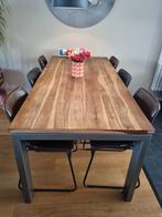 XOOON Mangohouten Eettafel 6-8 persoons, Huis en Inrichting, Tafels | Eettafels, Ophalen, Gebruikt, Rechthoekig, 50 tot 100 cm