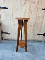 Hoge tafeltje voor plant of lamp, Huis en Inrichting, Ophalen, Minder dan 55 cm, Gebruikt, Rond