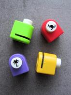 4 punches - meisje kangoeroe palmboom zeilboot punch, Hobby en Vrije tijd, Knutselen, Verzenden, Nieuw