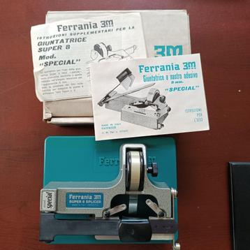 MOVIE JOINTER FILMS 8mm SPLICER FERRANIA ITALY VINTAGE SLICE beschikbaar voor biedingen