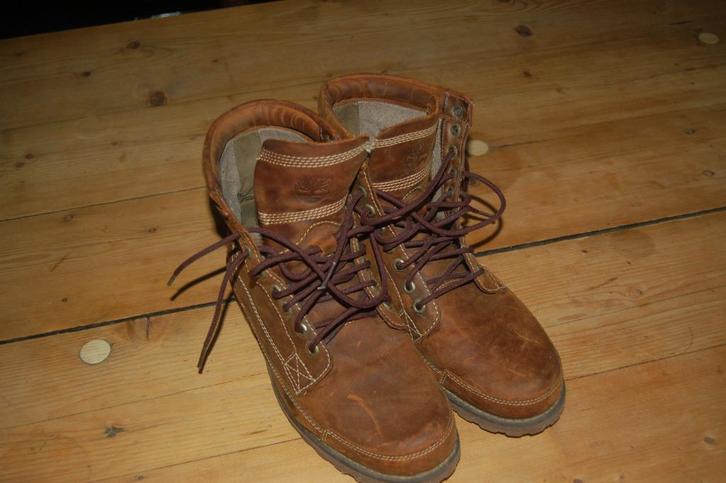 Leren schoenen, Kleding | Heren, Schoenen, Zo goed als nieuw, Veterschoenen, Bruin, Ophalen of Verzenden