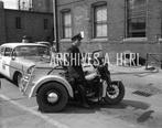 Harley-Davidson 1947 Servi-Car – Police motorcycle photo pho, Verzenden, Foto, Nieuw, Voor 1940