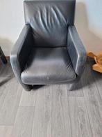 4 leren stoelen, Huis en Inrichting, Fauteuils, Ophalen, Gebruikt, 75 tot 100 cm
