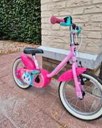 Roze Btwin decathlon kinderfiets met zijwieltjes, Ophalen, Gebruikt, Minder dan 16 inch, Zijwieltjes