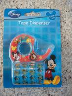 Mickey mouse plakbandhouder met 5 rolletjes plakband, Ophalen of Verzenden, Nieuw