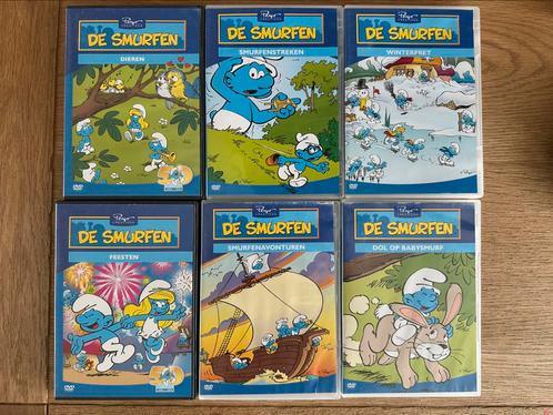 Dvd 6 stuks De Smurfen tekenfilm, Cd's en Dvd's, Dvd's | Tekenfilms en Animatie, Gebruikt, Europees, Verzenden