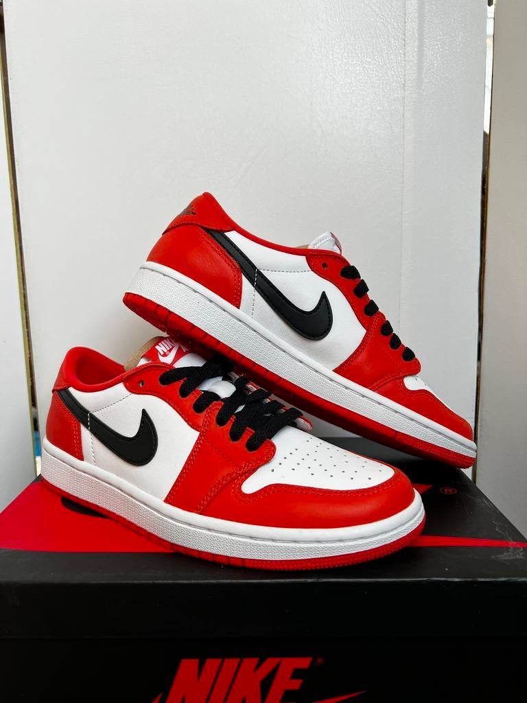 Air jordan 1 low Orange/Black white, Zwart, Nieuw, Ophalen of Verzenden, Sneakers of Gympen