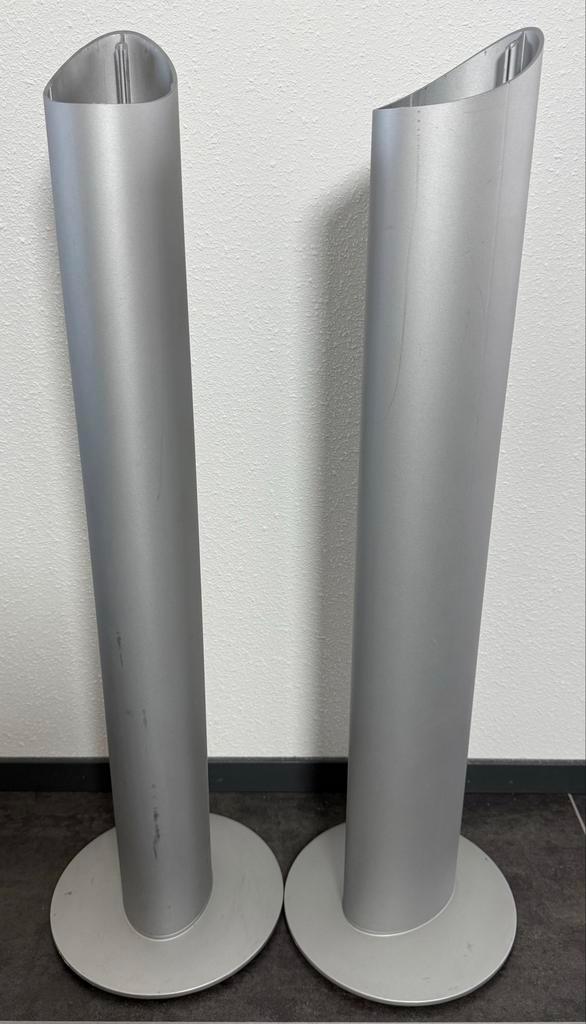 KEF HTS5001 originele stands “GOEDE STAAT”, Audio, Tv en Foto, Luidsprekers, Gebruikt, Front, Rear of Stereo speakers, Overige merken