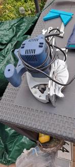 Handcirkelzaag - Blauw, Doe-het-zelf en Verbouw, Gereedschap | Zaagmachines, Ophalen, Gebruikt, Cirkelzaag, 30 tot 70 mm