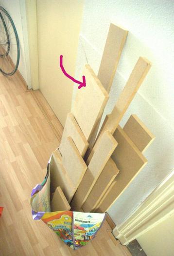Tas mdf planken / 18mm dik - GRATIS beschikbaar voor biedingen