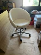 Ikea Bureaustoel Skruvsta, Huis en Inrichting, Ophalen, Gebruikt, Wit, Bureaustoel