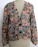 Apart hand gemaakt iets gewatteerd print jasje! L, Kleding | Dames, Maat 42/44 (L), Zo goed als nieuw, Jasje, Verzenden