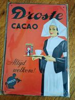 Droste Reclame Plaat Metaal - Nieuw!, Verzamelen, Ophalen of Verzenden, Nieuw, Droste