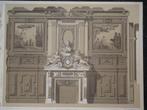 litho eetkamers in Franse villa's Severeyns 1880, Verzenden