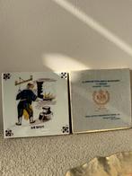 2x KNM E.H. Begemann Helmond 100 jaar tegeltjes, Ophalen of Verzenden