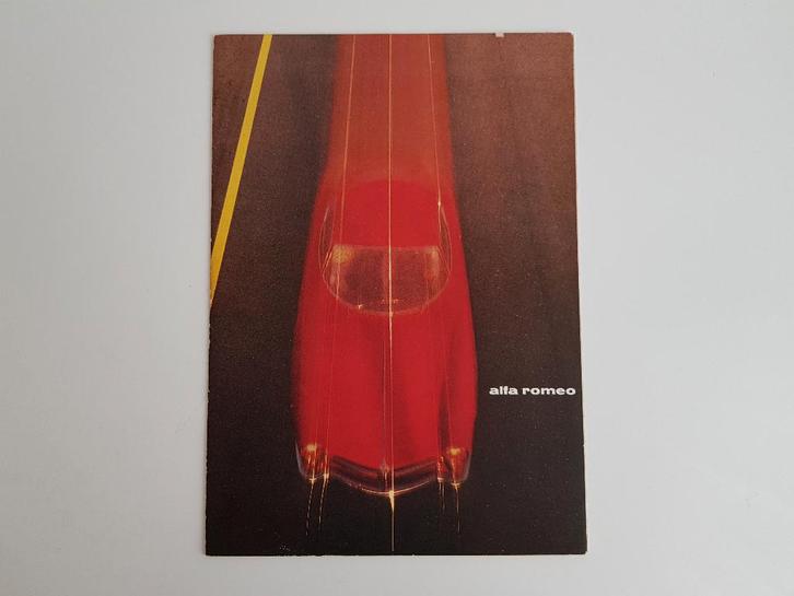 ALFA ROMEO - Originele en zeldzame portfolio / map - 1961, Boeken, Auto's | Folders en Tijdschriften, Gelezen, Alfa Romeo, Ophalen of Verzenden