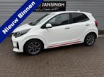 Kia Picanto 1.0 DPi GT-Line met 35.900 km! | Clima | Cruise, Auto's, Voorwielaandrijving, Gebruikt, Wit, Leder