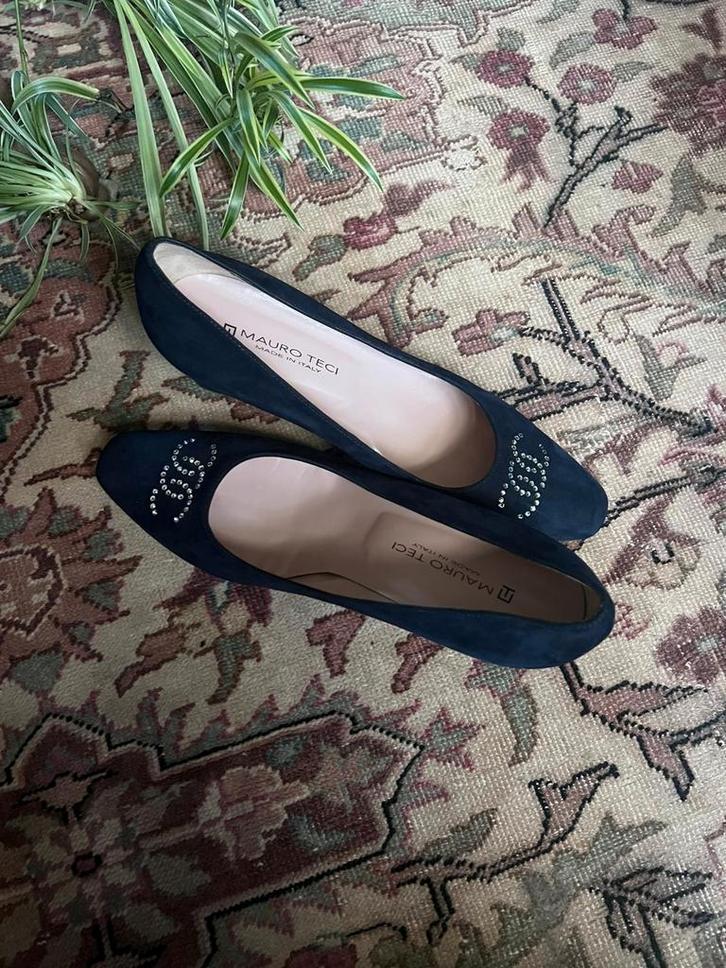 Elegante Mauro Teci Pumps - Maat 40, Kleding | Dames, Schoenen, Zo goed als nieuw, Pumps, Blauw, Ophalen of Verzenden