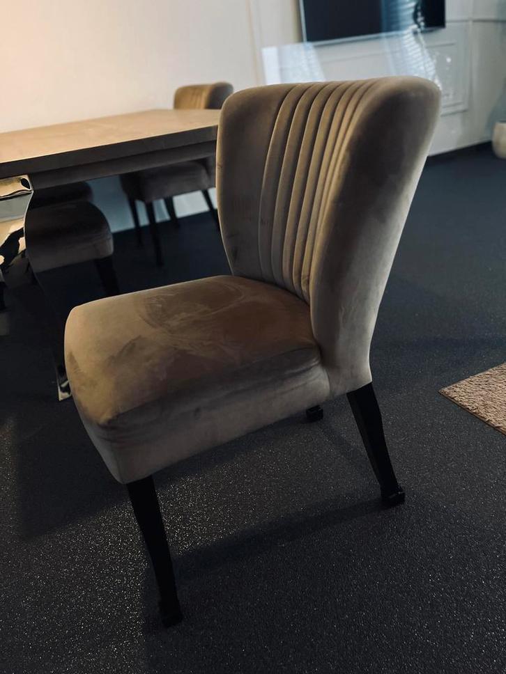 4x Rofra Home Stoelen - Stijlvol en Comfortabel!, Huis en Inrichting, Stoelen, Zo goed als nieuw, Vier, Stof, Overige kleuren