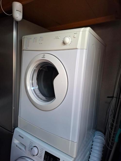 Indesit Wasdroger - Gebruikt, Witgoed en Apparatuur, Wasmachines, Gebruikt, Voorlader, 6 tot 8 kg, 85 tot 90 cm, Ophalen