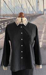 BURBERRY vintage blouse-XL, Zwart, Maat 46/48 (XL) of groter, Ophalen of Verzenden, Burberry