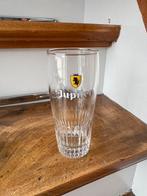 Jupiler geel bierglas, Ophalen of Verzenden, Zo goed als nieuw, Glas of Glazen, Jupiler