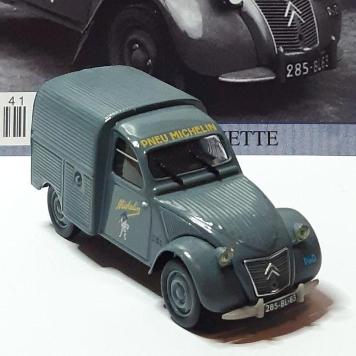 2CV AZU Michelin - Norev 1/43, Hobby en Vrije tijd, Modelauto's | 1:43, Zo goed als nieuw, Auto, Norev, Ophalen of Verzenden