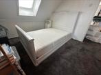 In goede staat, Huis en Inrichting, Slaapkamer | Bedden, Ophalen, Gebruikt, Wit, 140 cm