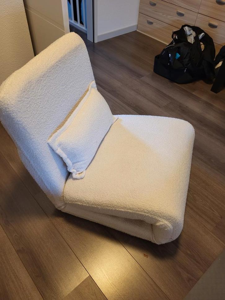 Uitklapbare slaapstoel, Huis en Inrichting, Banken | Sofa's en Chaises Longues, Eenpersoons, Minder dan 150 cm, Ophalen of Verzenden