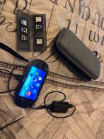 Playstation Vita + 7 Games, Spelcomputers en Games, Spelcomputers | Sony PlayStation Vita, Ophalen of Verzenden, Gebruikt, Zwart