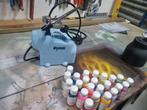 Complete Airbrush Set - Zo goed als nieuw!, Ophalen of Verzenden, Zo goed als nieuw, Airbrush en Toebehoren