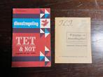 Dienstregeling TET 1966 & TET Wijz. Blad 1948, Ophalen, Zo goed als nieuw, Bus of Metro, Boek of Tijdschrift