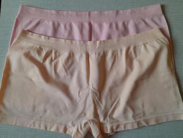 2 boxer kleur roze en zalm , mt 38