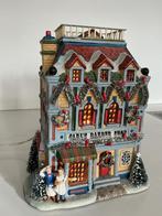 Kersthuis Carl's Barber Shop aanvulling kerstdorp, Ophalen of Verzenden, Gebruikt