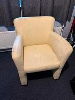 Leuke fauteuil op wiektjes, Huis en Inrichting, Fauteuils, Ophalen, Minder dan 75 cm, Zo goed als nieuw, Stof