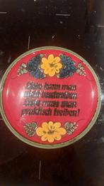 Decoratief bord met bloemen, Ophalen of Verzenden