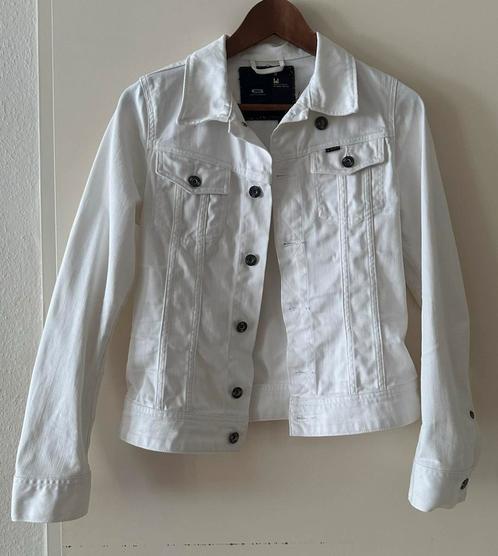 G-STAR spijkerjasje wit denim maat S, Kleding | Dames, Jassen | Zomer, Zo goed als nieuw, Maat 36 (S), Wit, Ophalen of Verzenden