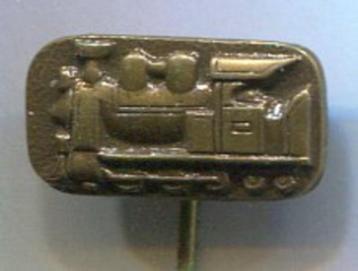 Oldtimer Locomotief koper/brons trein speldje ( J_058 ) beschikbaar voor biedingen